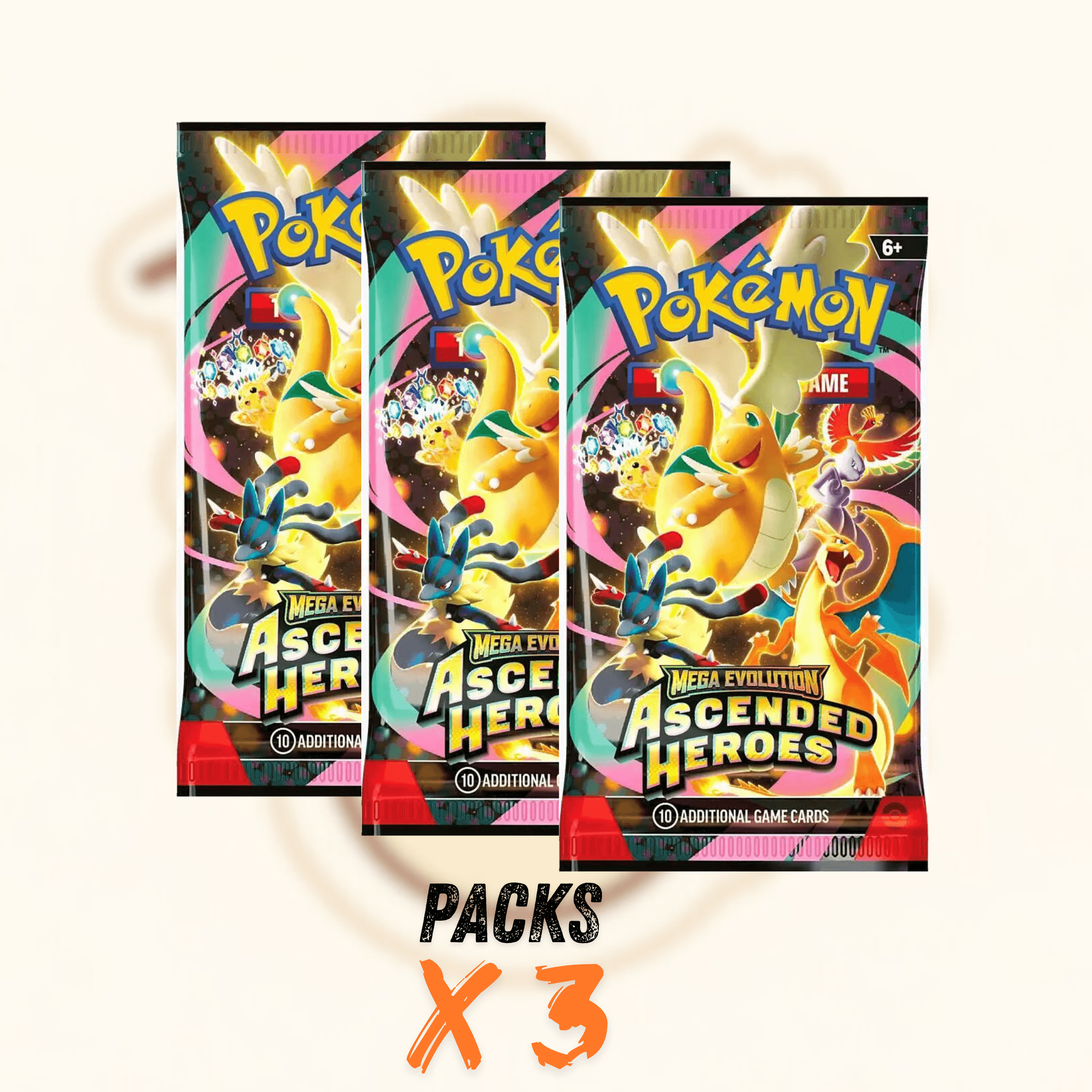 3 Pack Bundles of Ascended Heroes