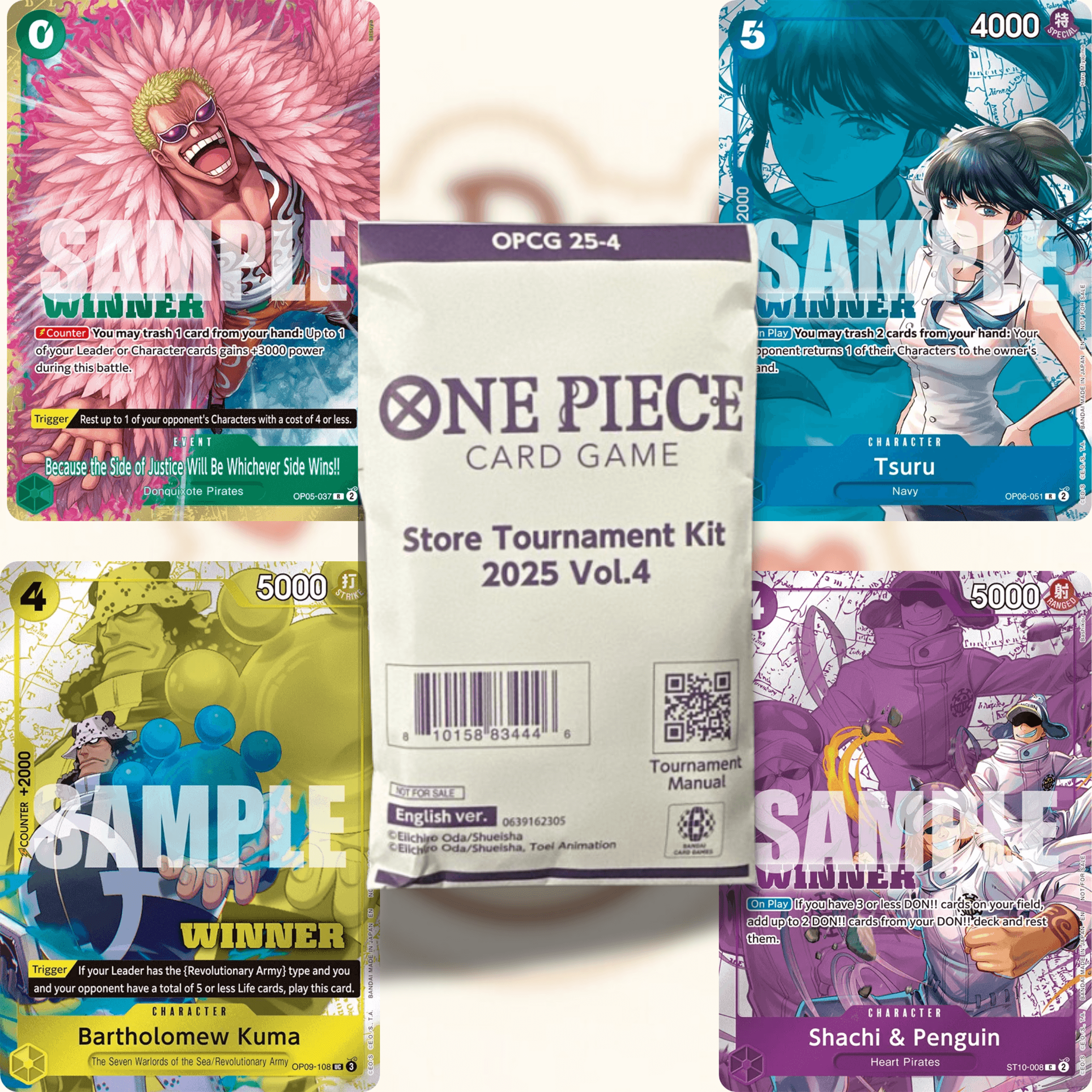 One Piece Tournament Kit 2025 Vol. 4