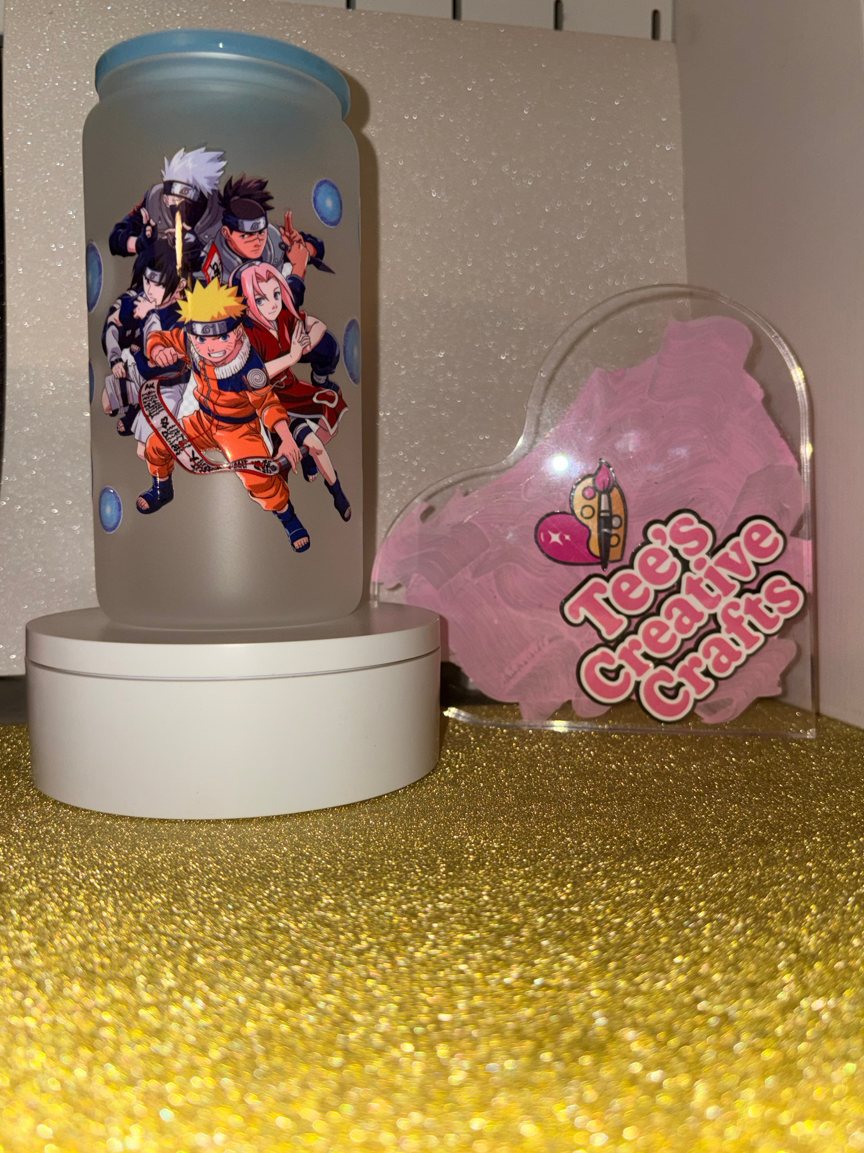 Naruto Inspired Drinkware w/ Straw