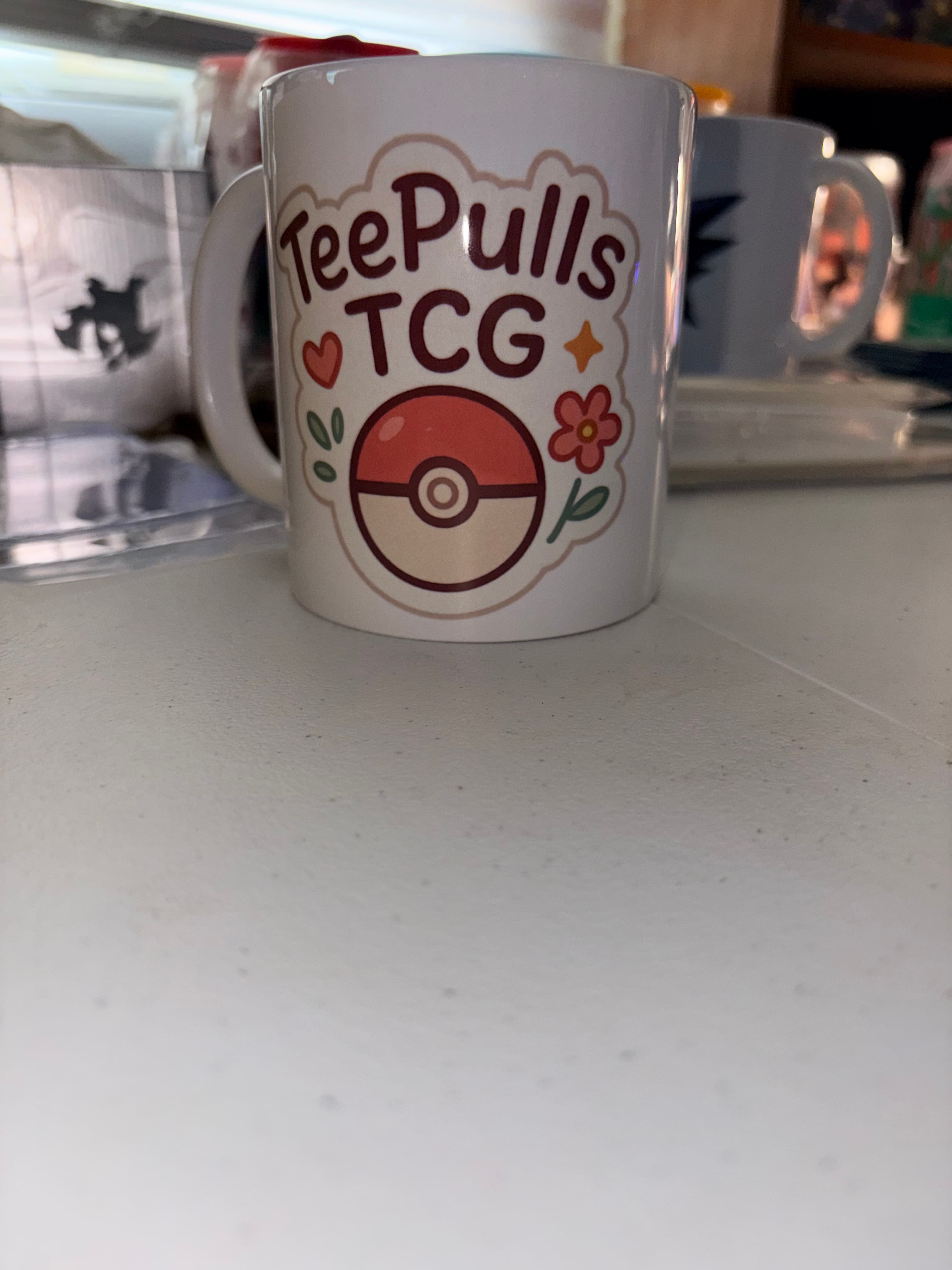 Greavard-inspired mug with TeePulls Logo