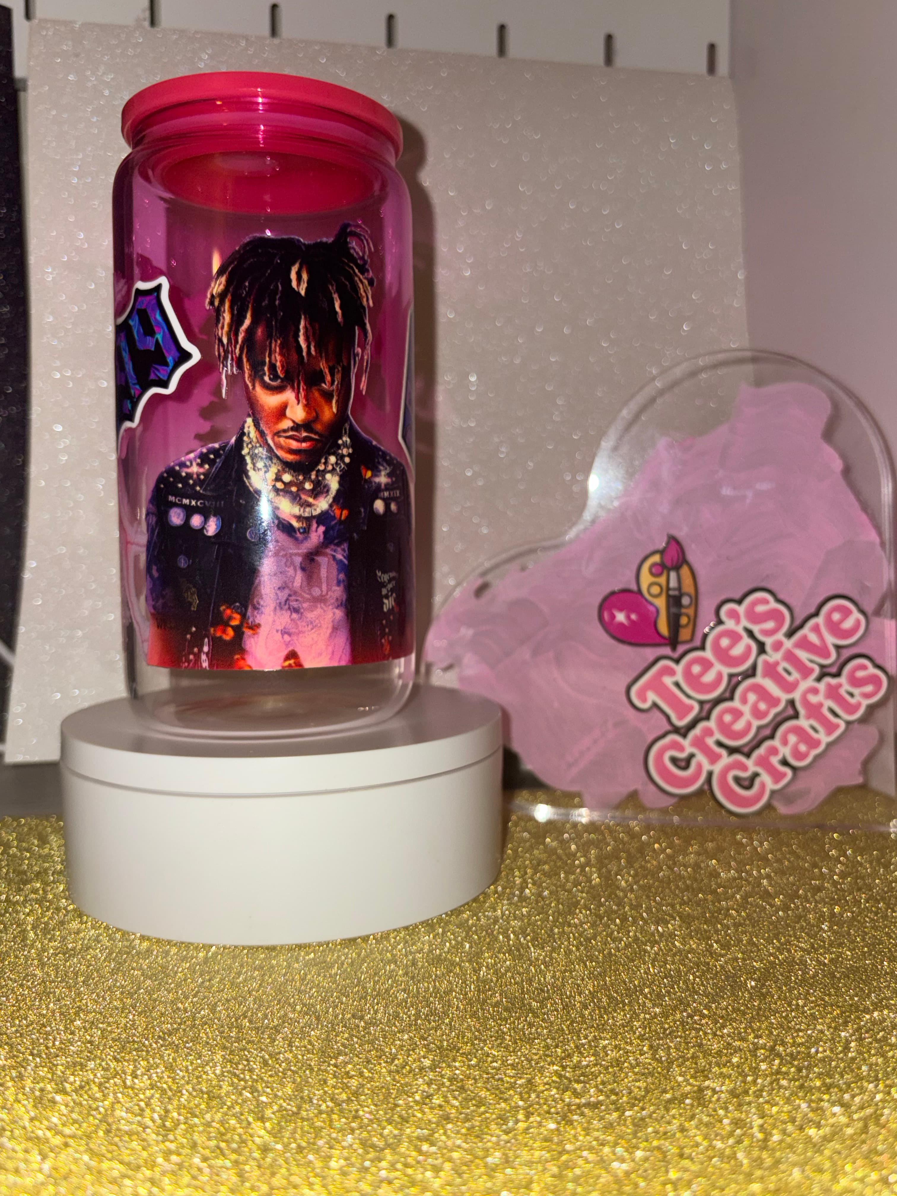 Juice Wrld Inspired Drinkware w/ Straw