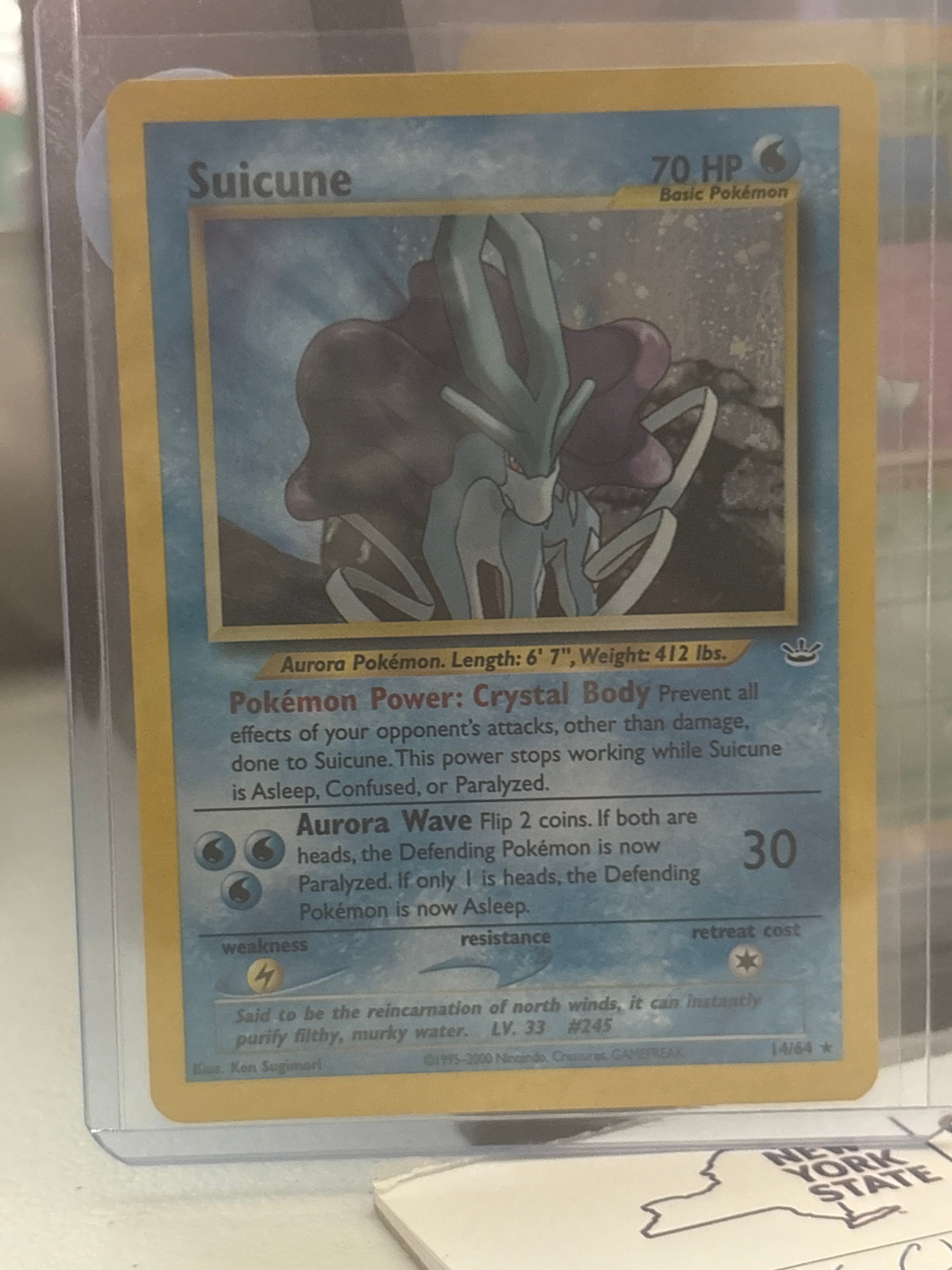 Neo Revelation Suicune Single Card
